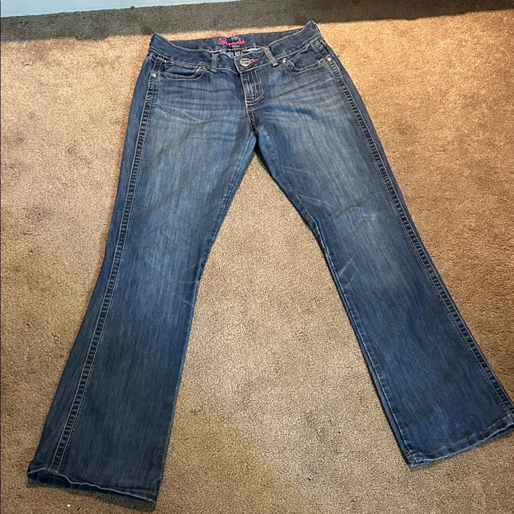 Wrangler Women's Classic Blue Flare Jeans